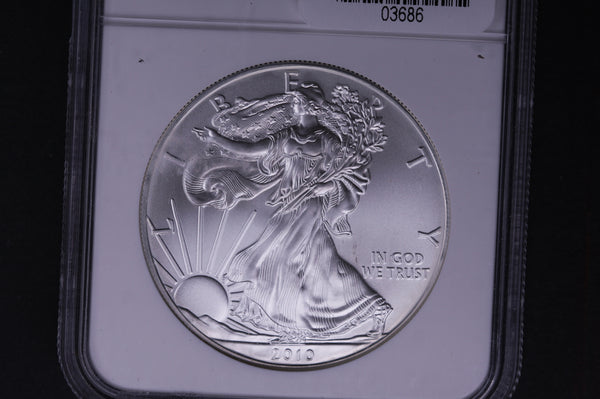 2010 Silver Eagle $1. NGC Graded MS-69 Early Releases.  Store #03686