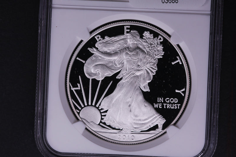 2010-W Silver Eagle $1. NGC Graded PF-70 Ultra Cameo.  Store