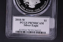 2010-W Silver Eagle $1. PCGS Graded PR-70 DCAM.  Store