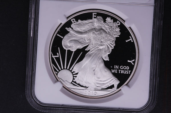 2010-W Silver Eagle $1. NGC Graded PF-69 Ultra Cameo.  Store #03691