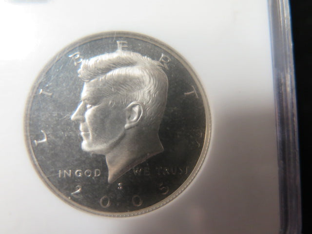 2005-S Kennedy Half Dollar. NGC Graded PF 69.  Uncirculated Coin. Store