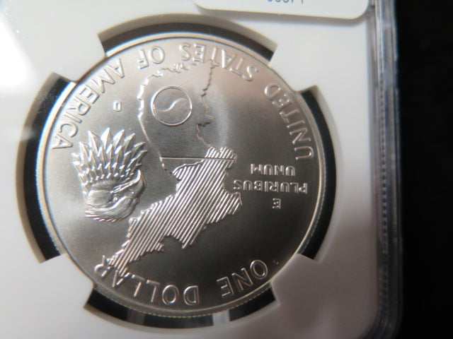1991-D Korean War Commemorative.  Silver $1. NGC MS-69  Store