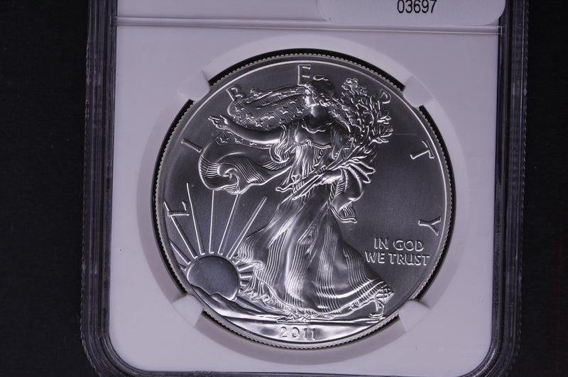 2011(S) Silver Eagle $1. NGC Graded MS-70 Struck at San Francisco Mint.