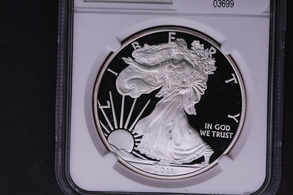 2011-W Silver Eagle $1. NGC Graded PF-70 Ultra Cameo.  Store #03699