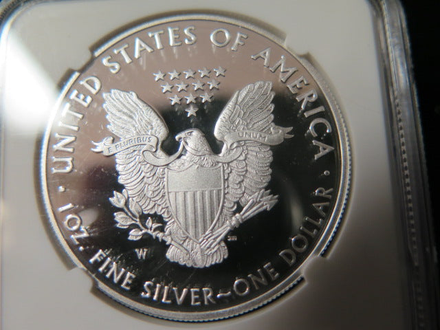 2020-W $1 Proof American Silver Eagle. NGC Graded PF70 Ultra Cameo.