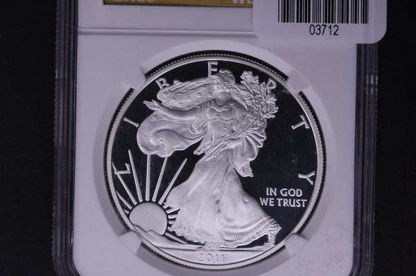 2011-W Silver Eagle $1. NGC Graded PF-69 Ultra Cameo 25th Anniversary. Store #03712