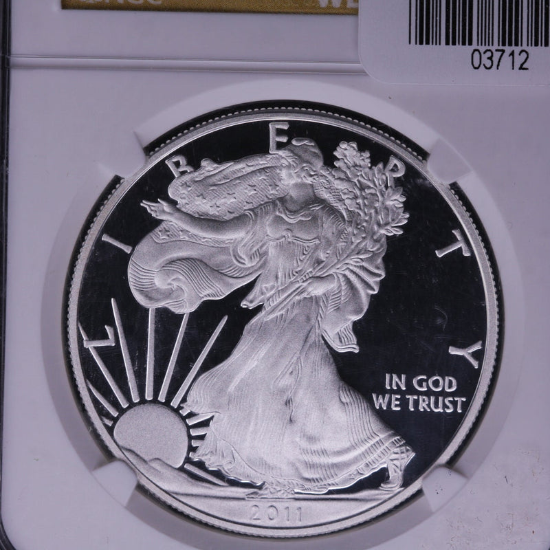 2011-W Silver Eagle $1. NGC Graded PF-69 Ultra Cameo 25th Anniversary. Store
