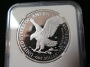 2021-W $1 Proof American Silver Eagle T-2. NGC Graded PF70 Ultra Cameo.