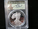 2021-W $1 Proof American Silver Eagle T-1. PCGS Graded PR70 DCAM.