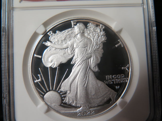 2022-W $1 Proof American Silver Eagle. NGC Graded PF70 Ultra Cameo.