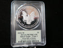 2021-W $1 Proof American Silver Eagle T-1. PCGS Graded PR70 DCAM.