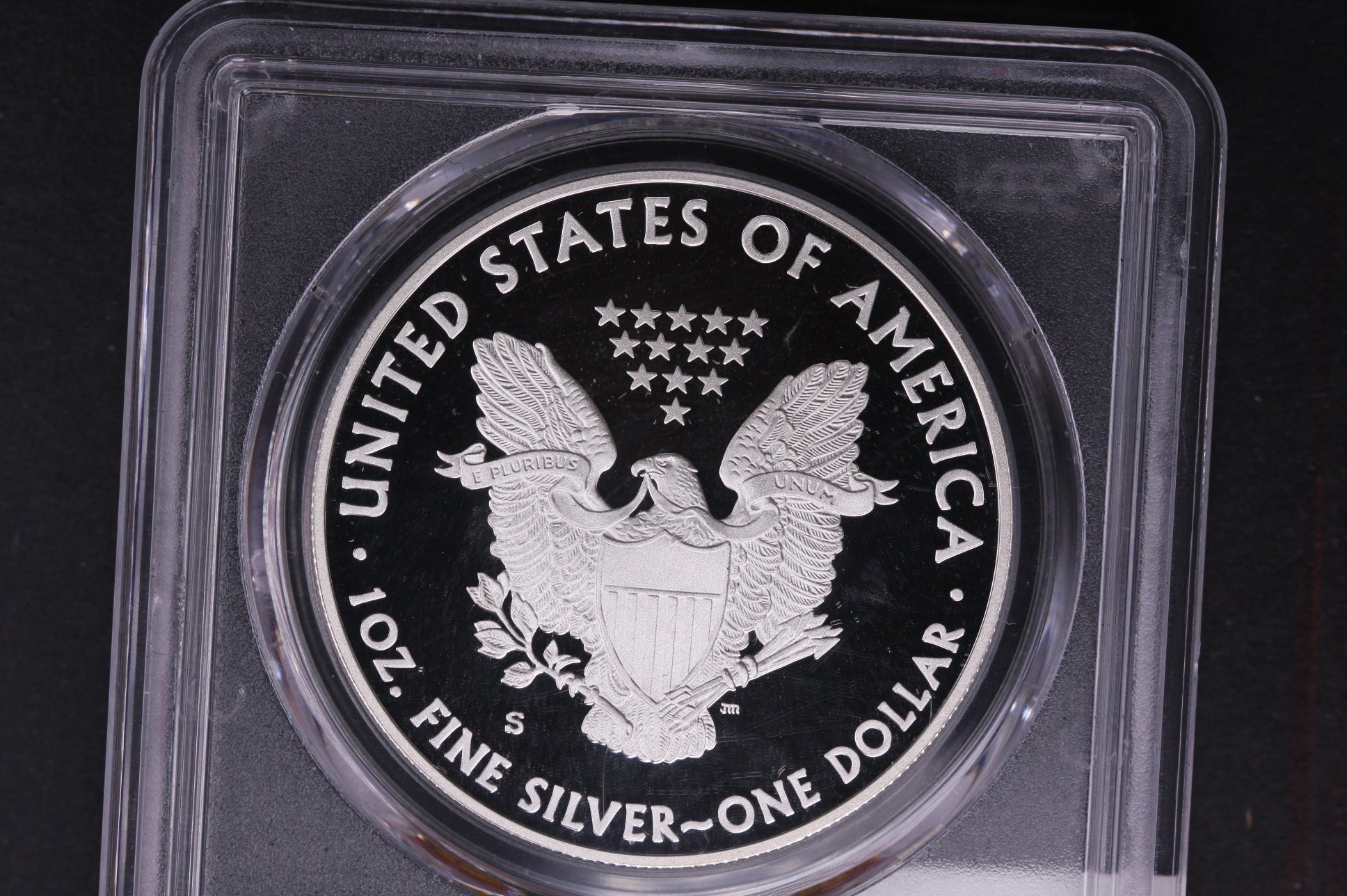 2012-S Silver Eagle $1. PCGS Graded PR-70 DCAM.  Store #03718
