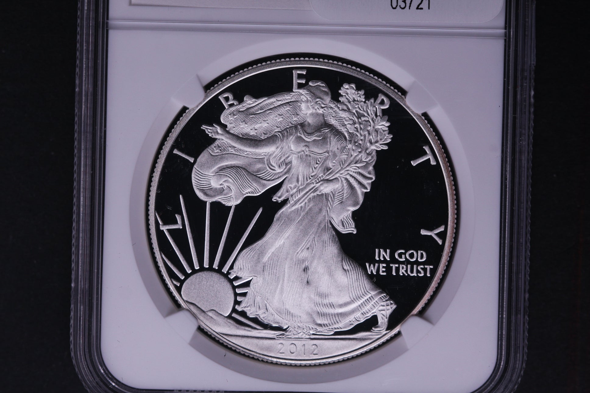 2012-W Silver Eagle $1. NGC Graded PF-70 Ultra Cameo, Store #03721