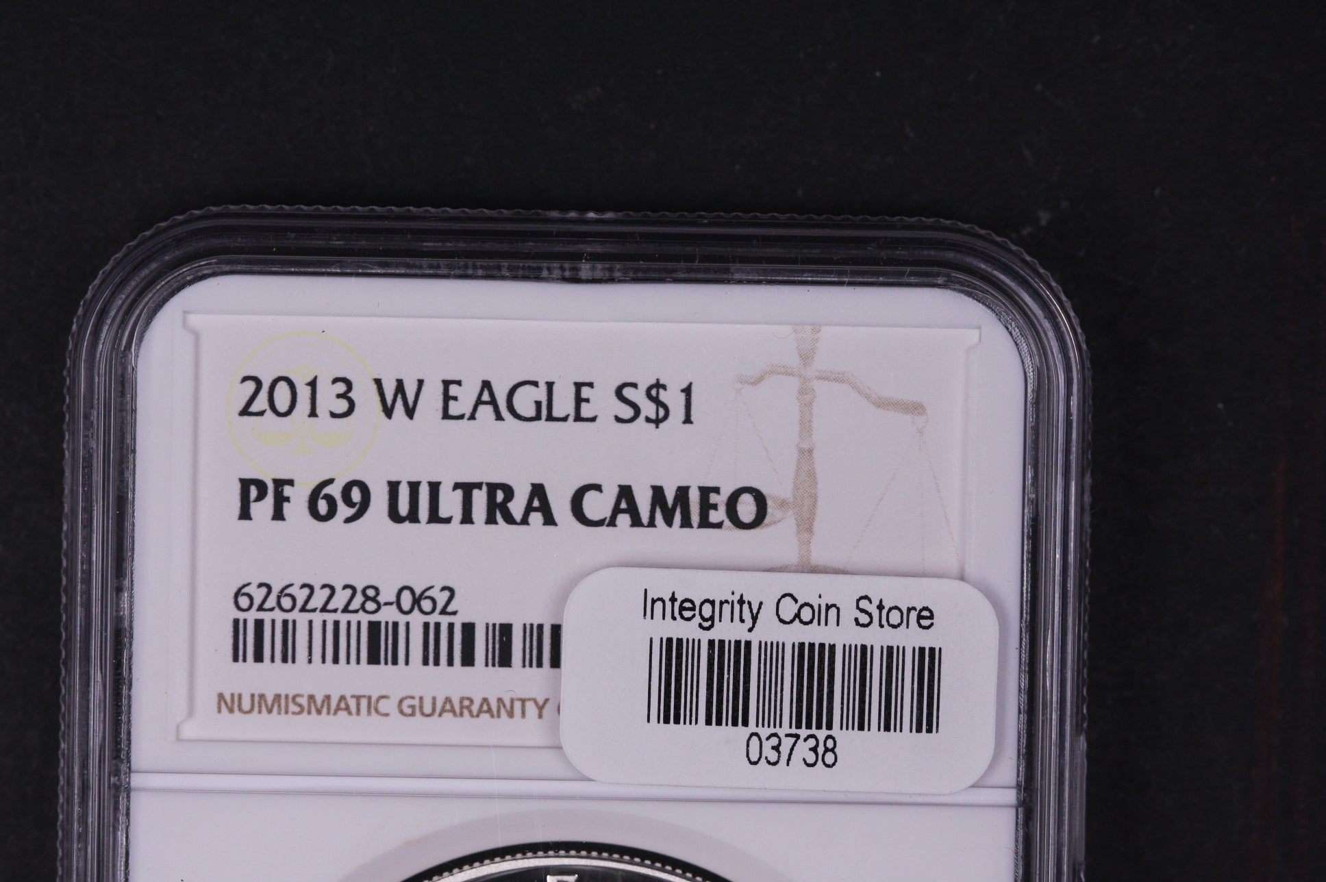 2013-W Silver Eagle $1. NGC Graded PF-69 Ultra Cameo, Store #03738
