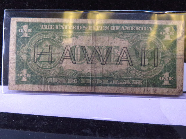 1935-A Silver Certificate, 'Hawaii' Issue. Store Sale