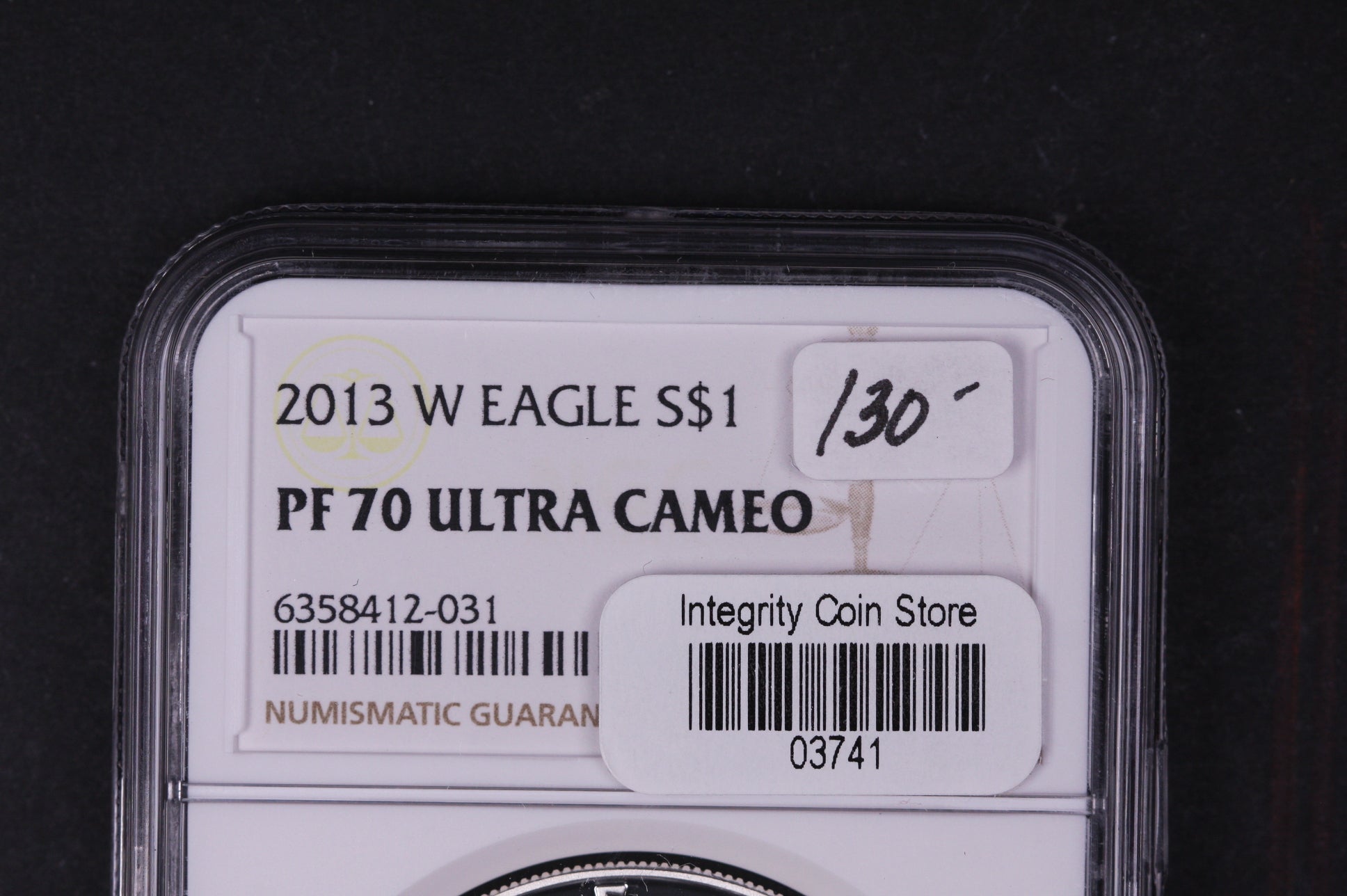 2013-W Silver Eagle $1. NGC Graded PF-70 Ultra Cameo.  Store #03741