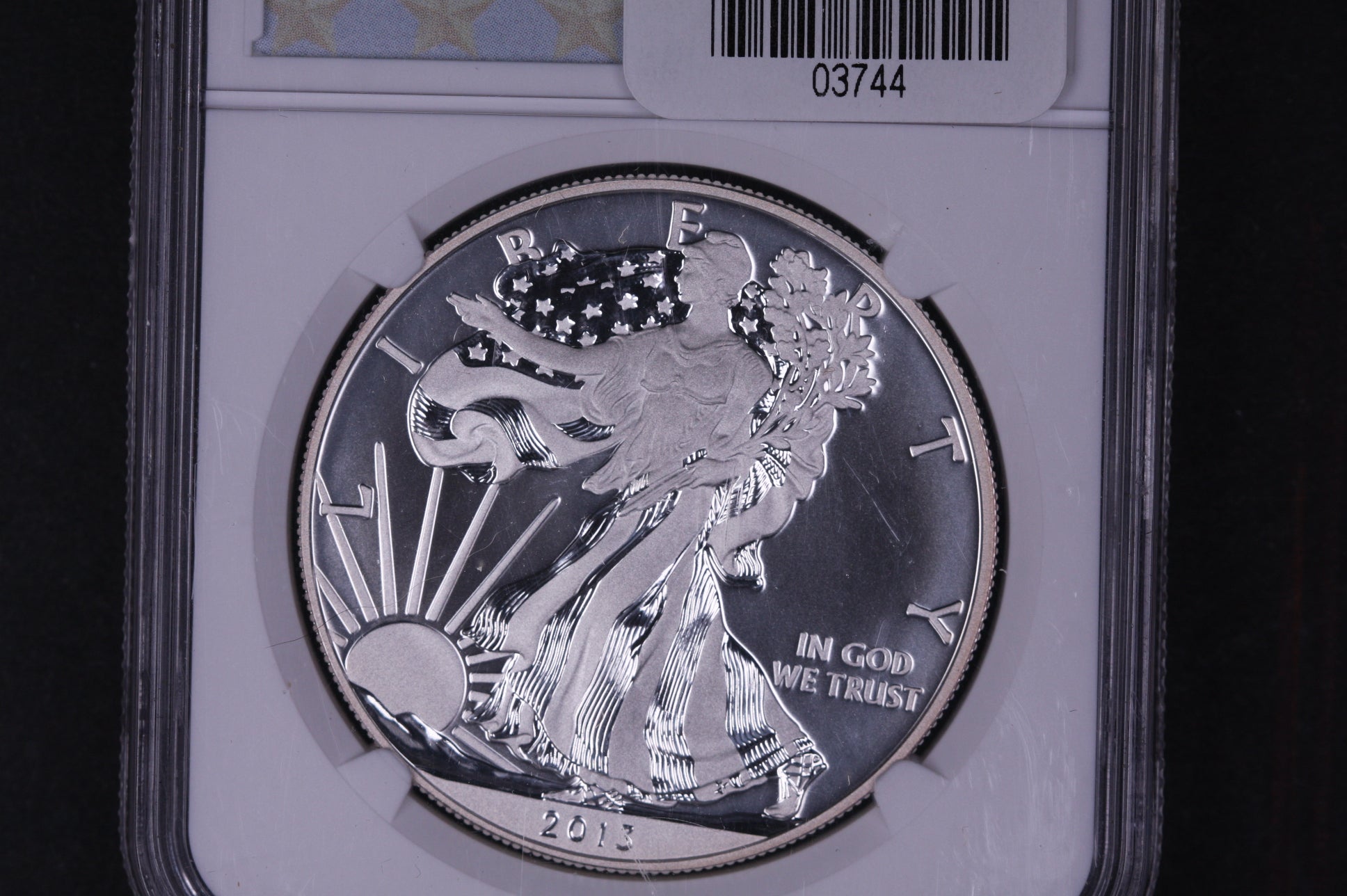 2013-W Silver Eagle $1. NGC Graded SP-70 Enhanced Finish, Store #03744