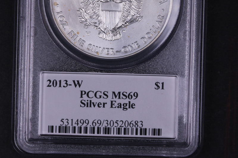 2013-W American Silver Eagle. Gem UN-Circulated. PCGS MS-69.
