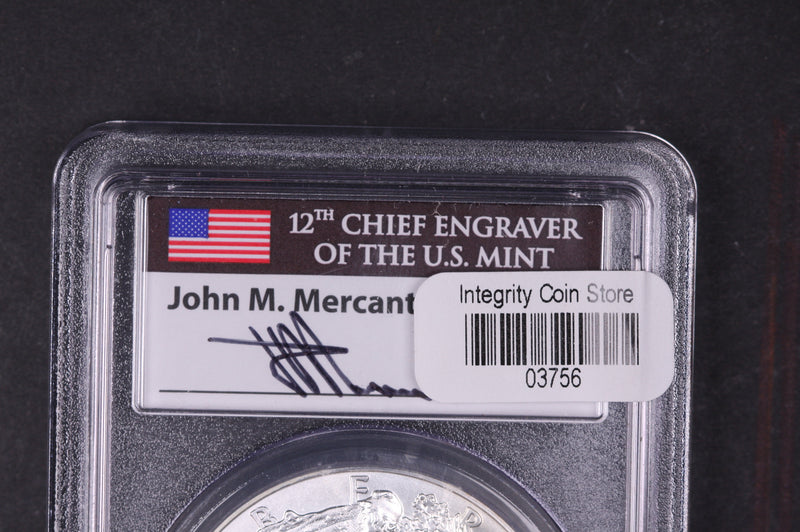 2014 American Silver Eagle. Gem UN-Circulated. PCGS MS-70.