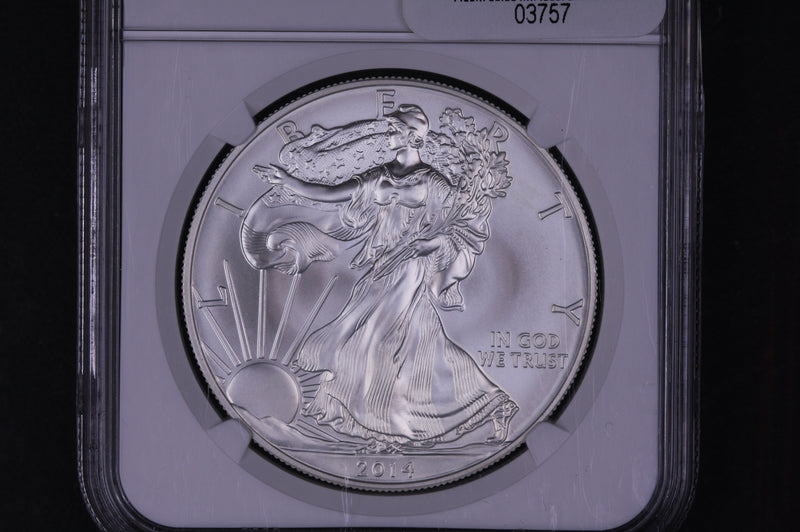 2014(S) American Silver Eagle. Gem UN-Circulated. NGC MS-69.