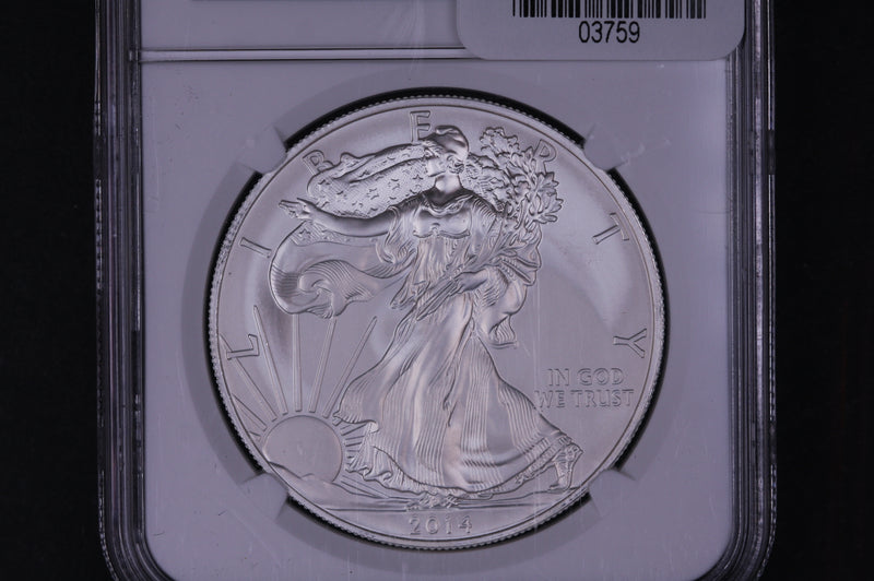 2014(W) American Silver Eagle. Gem UN-Circulated. NGC MS-69.