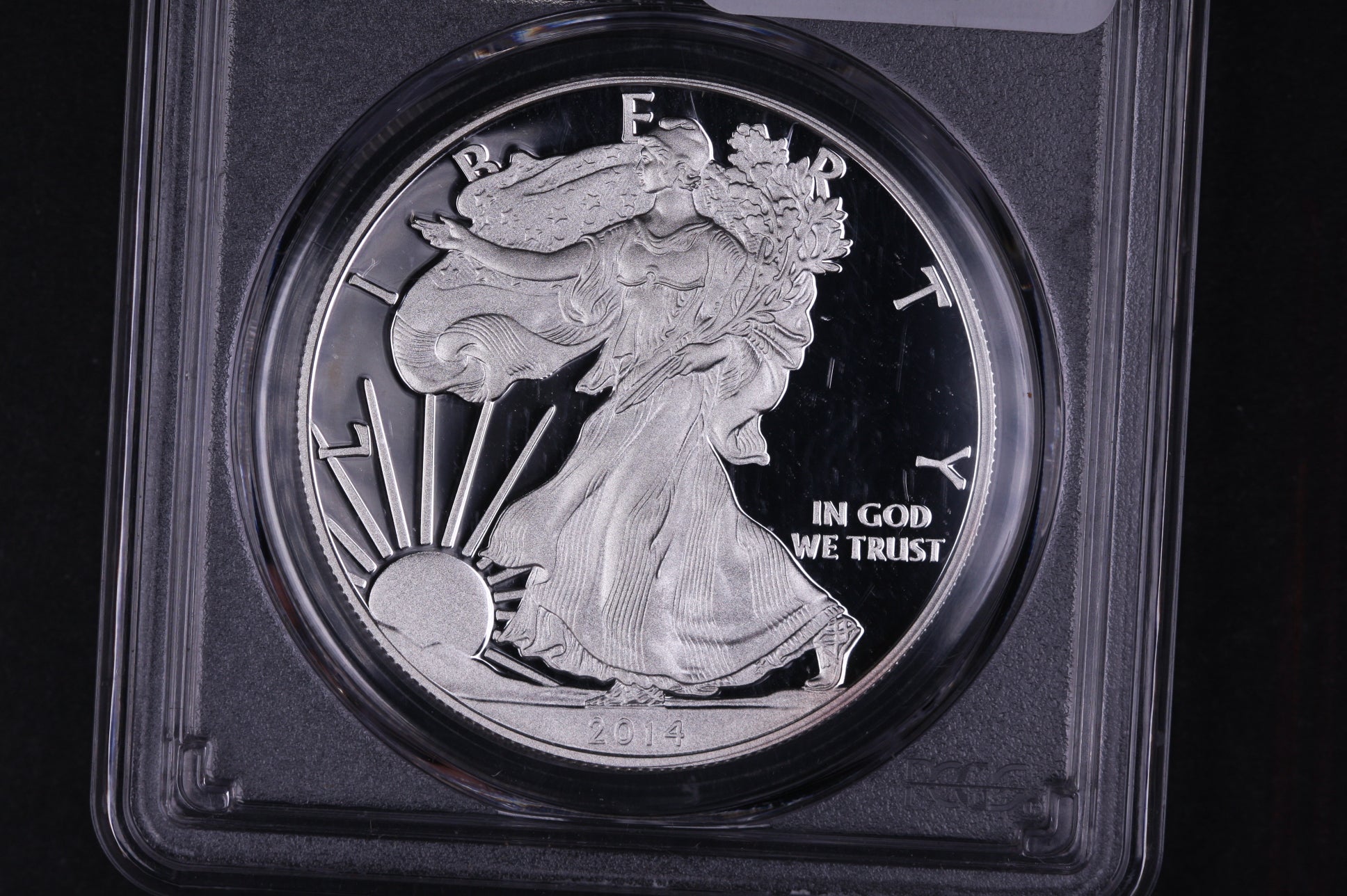 2014-W American Silver Eagle. PCGS PR-69 DCAM, #03761