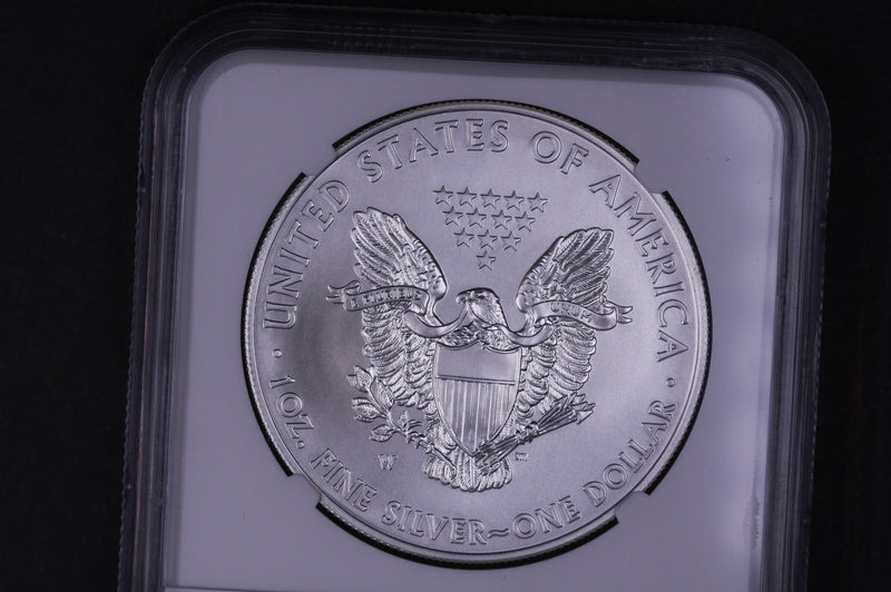 2014-W American Silver Eagle. NGC MS-69 Un-Circulated Coin.