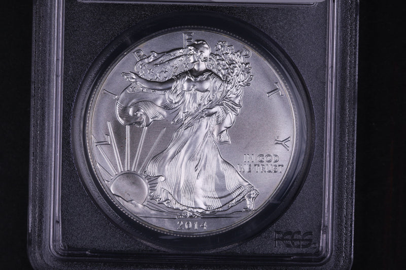 2014-W American Silver Eagle. PCGS MS-69 Un-Circulated Coin.