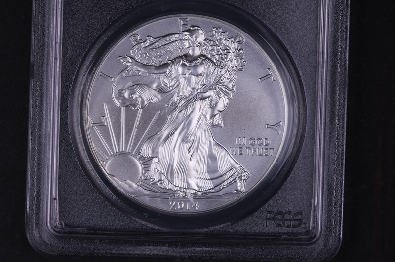2014-W American Silver Eagle. PCGS MS-69 Un-Circulated Coin.