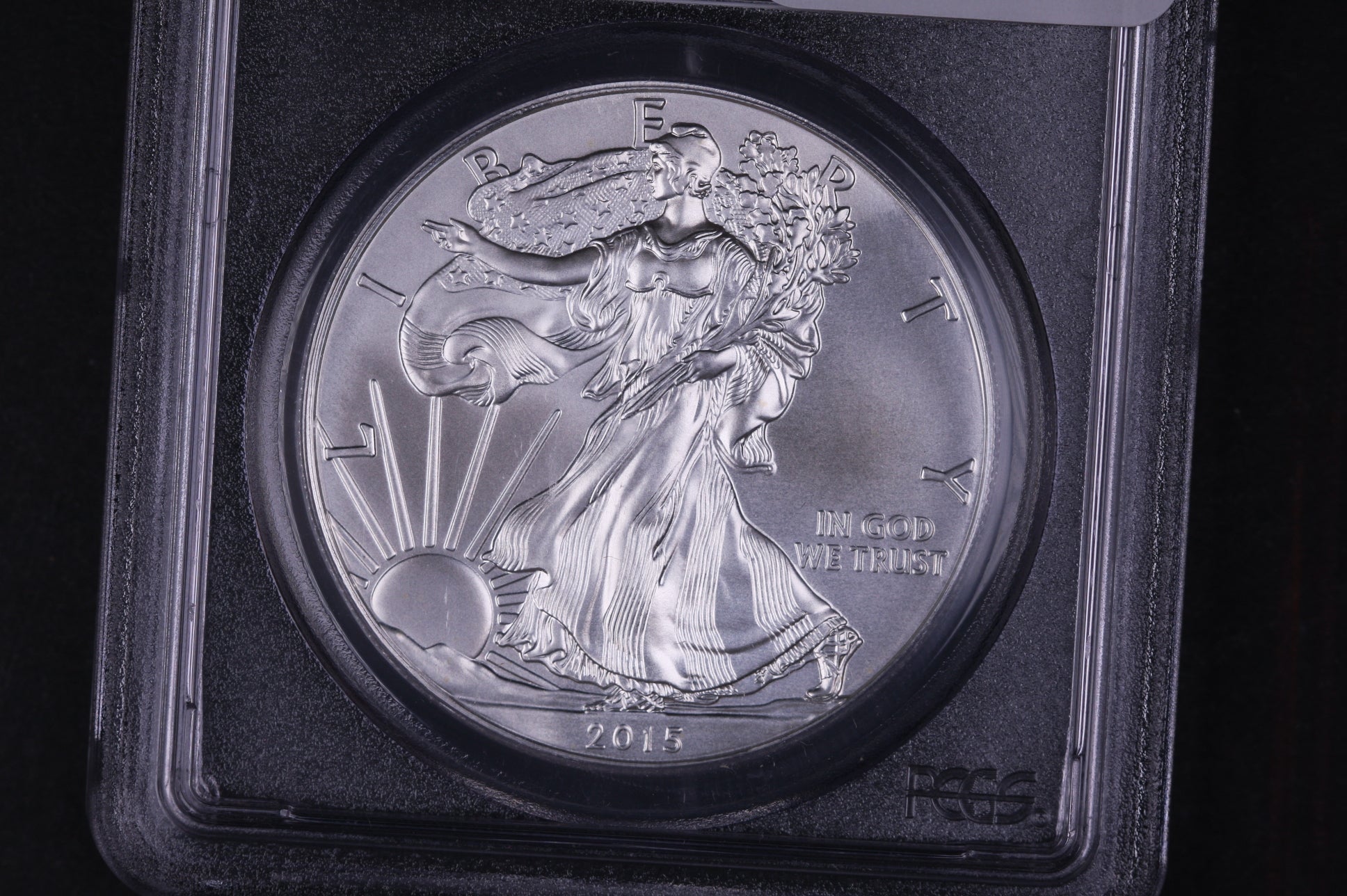 2015-W American Silver Eagle. PCGS SP-70 First Day of Issue, Store #03773