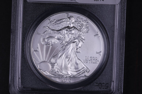 2015-W American Silver Eagle. PCGS SP-70 First Day of Issue.  Store #03774