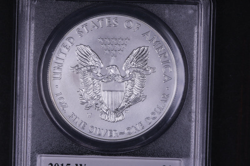 2015-W American Silver Eagle. PCGS SP-70 First Day of Issue.  Store