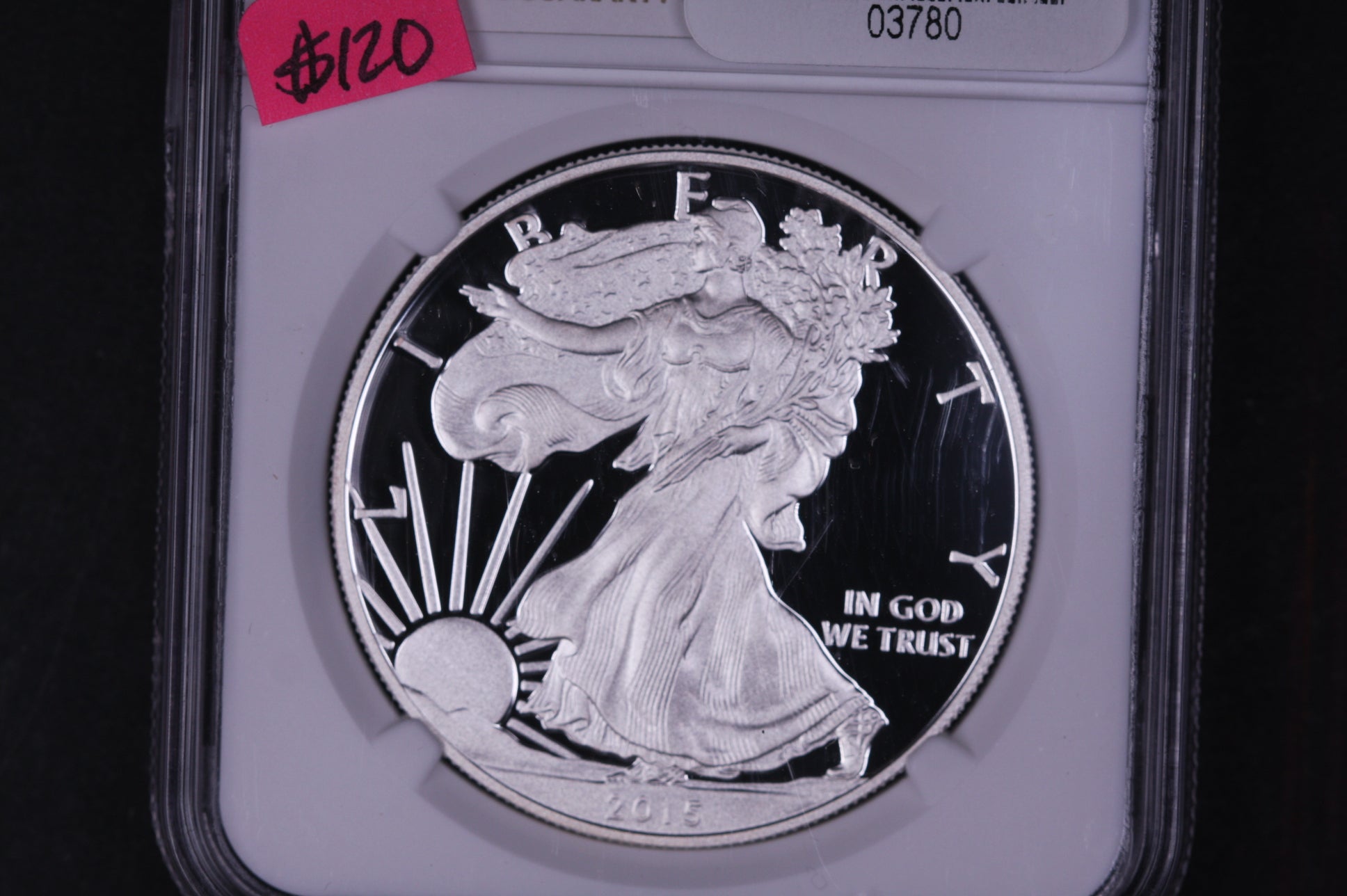 2015-W American Silver Eagle. NGC Graded PF-70 Ultra Cameo, Store #AE0147