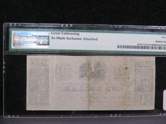 1839 $1., Bank of the Valley in Virginia.  Winchester., 'PMG EF-40', #GVA004