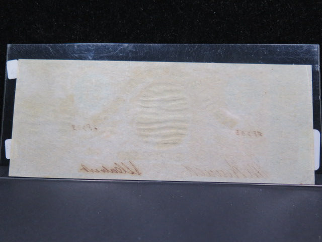 1862 $5 Virginia Treasury Note, 'Civil War Era', Nice Note. Store