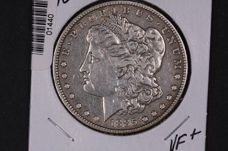 1885 Morgan Silver Dollar, Average Circulated, Store
