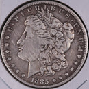 1885 Morgan Silver Dollar, Fine Circulated Coin, Store