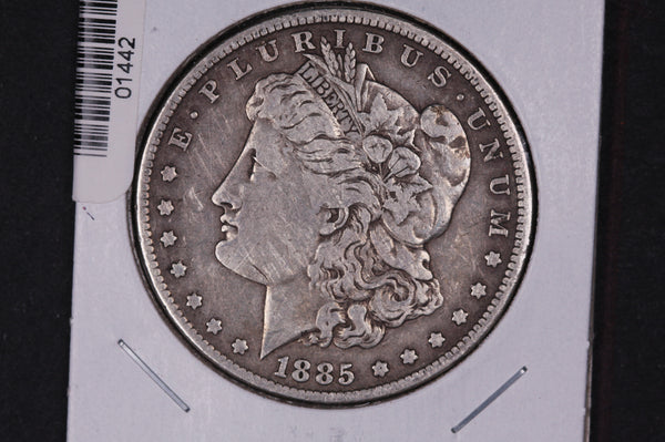 1885 Morgan Silver Dollar, Nice Circulated Coin, Store #01442