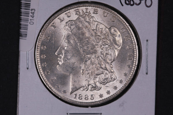 1885-O Morgan Silver Dollar, Gem Brilliant UN-Circulated Coin, Store #01443