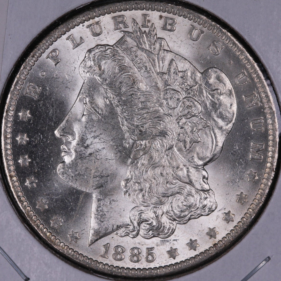 1885-O Morgan Dollar, Mint State Uncirculated Coin, Store #DR0301