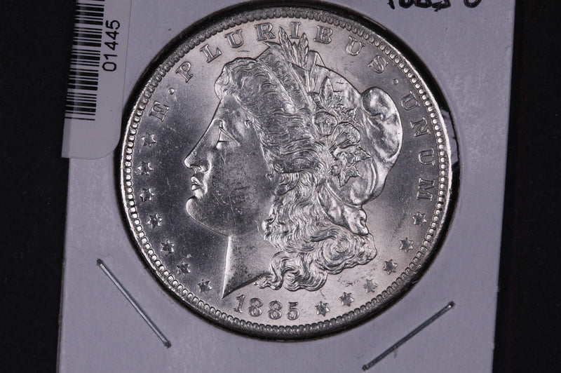 1885-O Morgan Silver Dollar, Gem Brilliant UN-Circulated Coin, Store