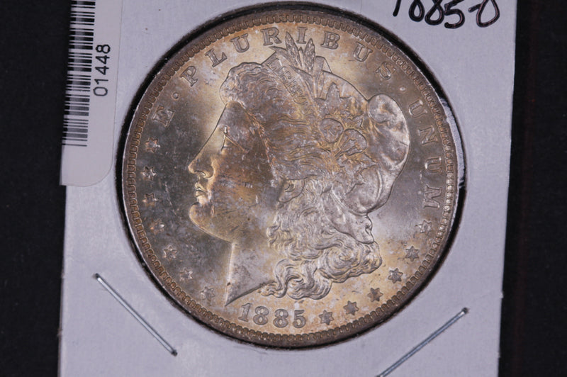 1885-O Morgan Silver Dollar, Gem Brilliant UN-Circulated Coin, Store