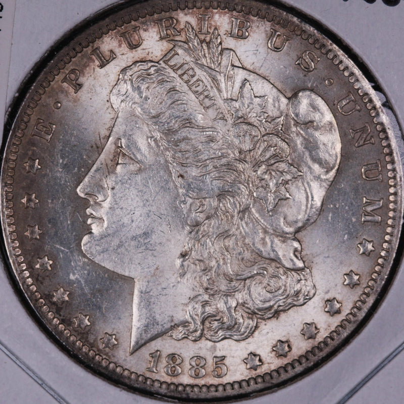 1885-O Morgan Silver Dollar, Mint State Uncirculated Coin, Store
