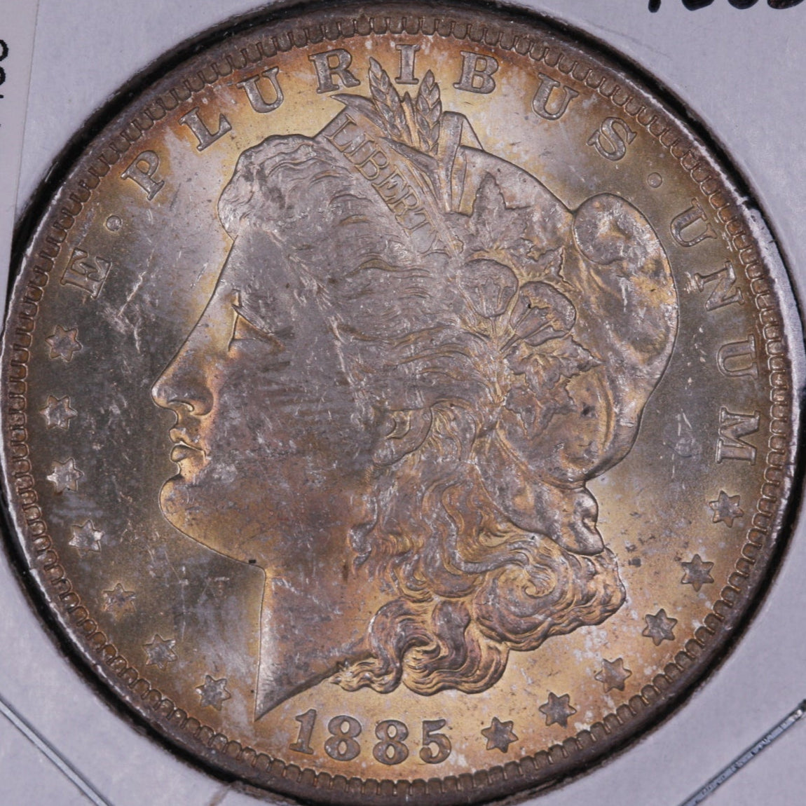 1885-O Morgan Dollar, Mint State Uncirculated Coin, Store #DR0225