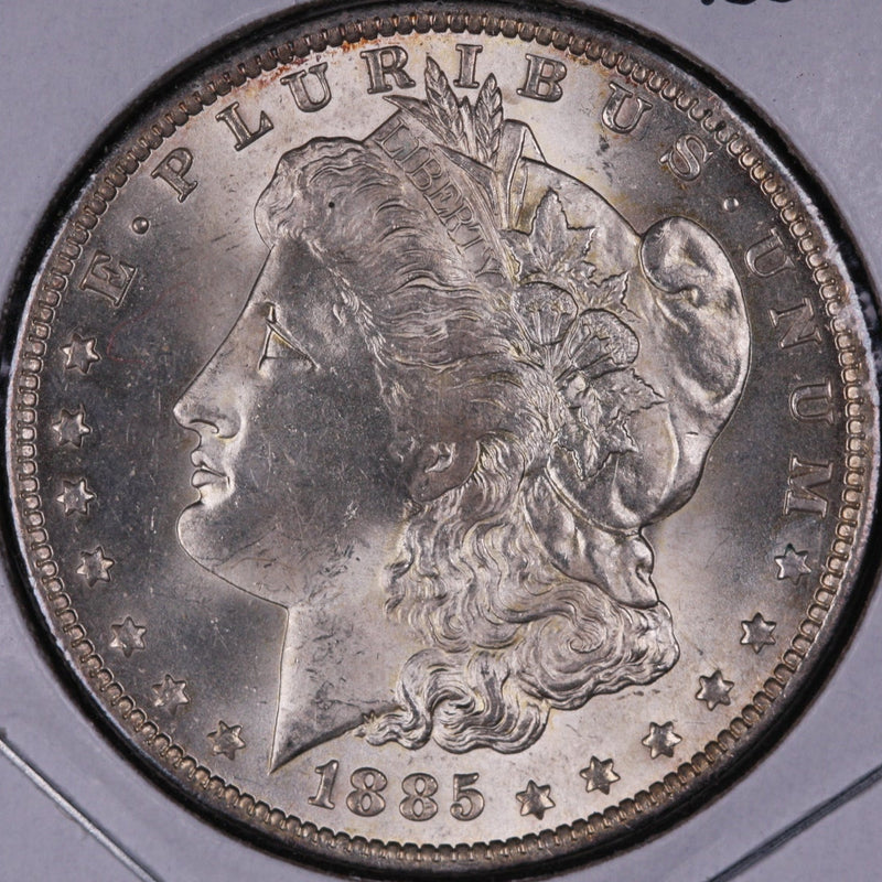 1885-O Morgan Silver Dollar, Mint State Uncirculated Coin, Store
