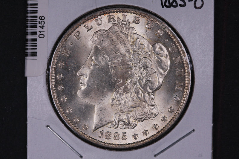 1885-O Morgan Silver Dollar, UN-Circulated Coin. (Toned)  Store