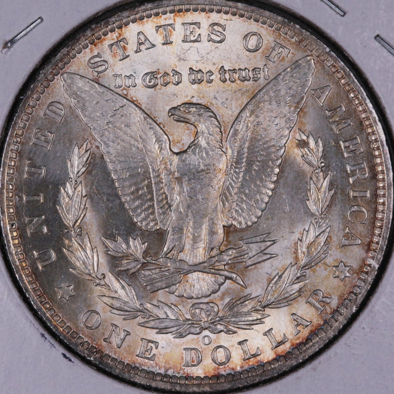 1885-O Morgan Silver Dollar, Mint State Uncirculated Coin, Store