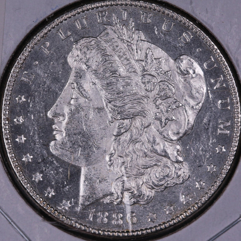 1886 Morgan Silver Dollar. UN-Circulated Coin. Store