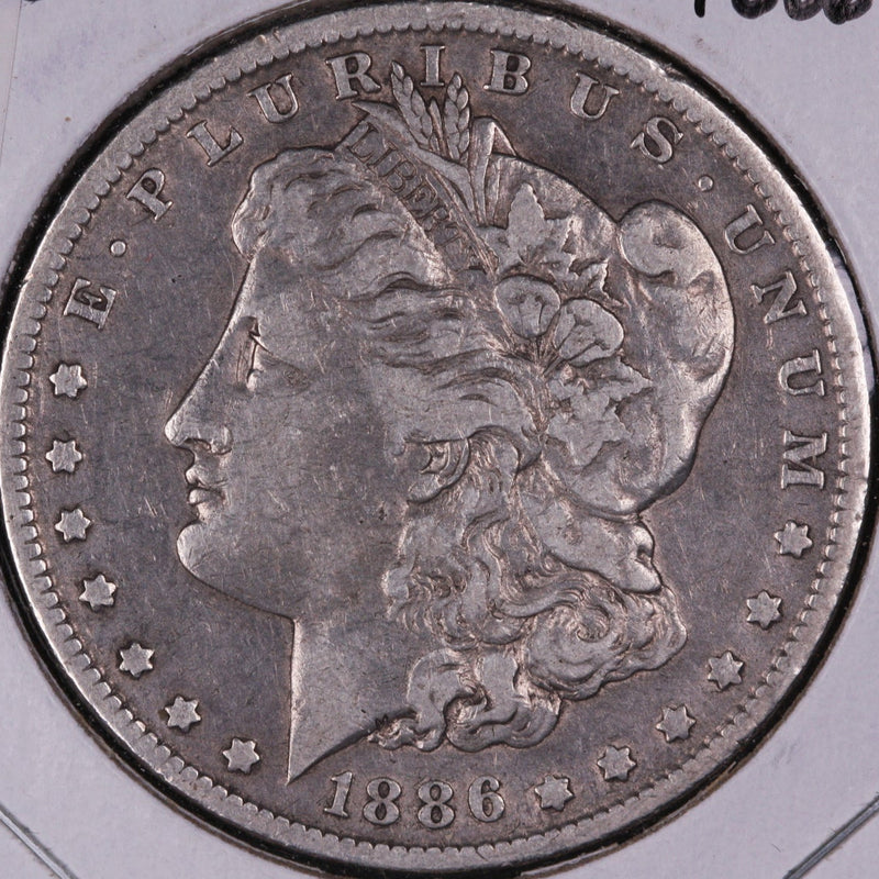 1886-O Morgan Silver Dollar. Circulated Condition. Store