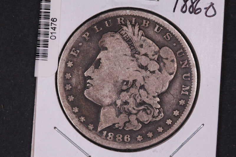 1886-O Morgan Silver Dollar. Circulated Condition. Store